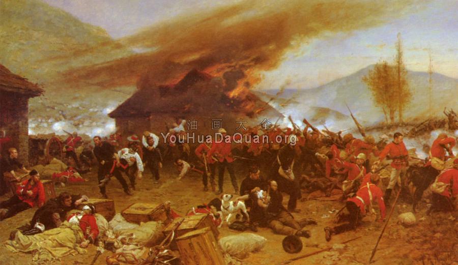 The Defence Of Rorke's Drift - 阿方斯·玛丽·阿道夫·德·纽维尔
